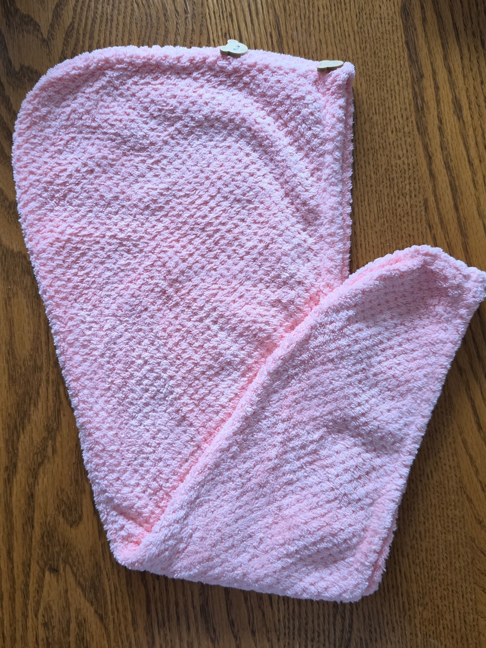 Pink Hair Towel Wrap - Soft Microfiber